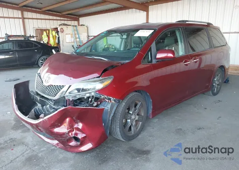 2017 Toyota Sienna Se 8 Passenger from USA, damaged, VIN 5TDXZ3DC2HS828053